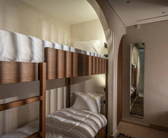 The Echo Of The Sea Beachfront Villa bunk bed